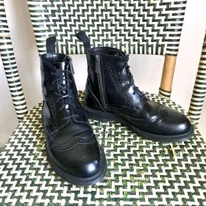 Dr. Martens Delphine 6-Eye Brogue Boots